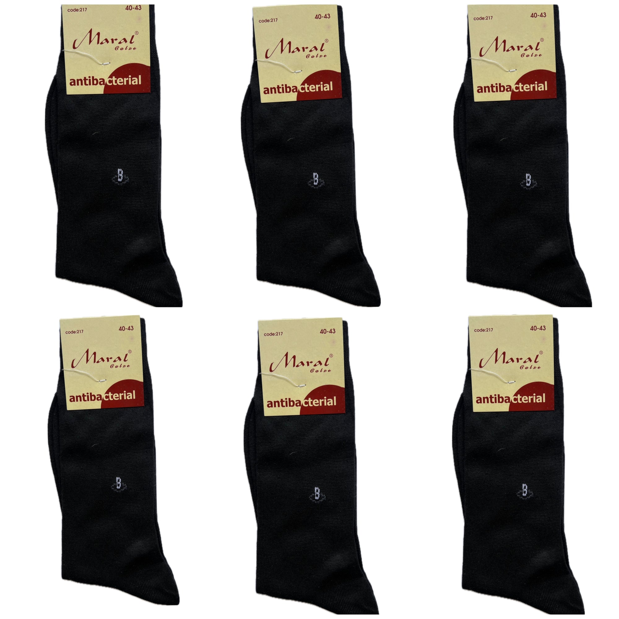 Κάλτσες ανδρικές κουστουμιού (6 τεμ)
