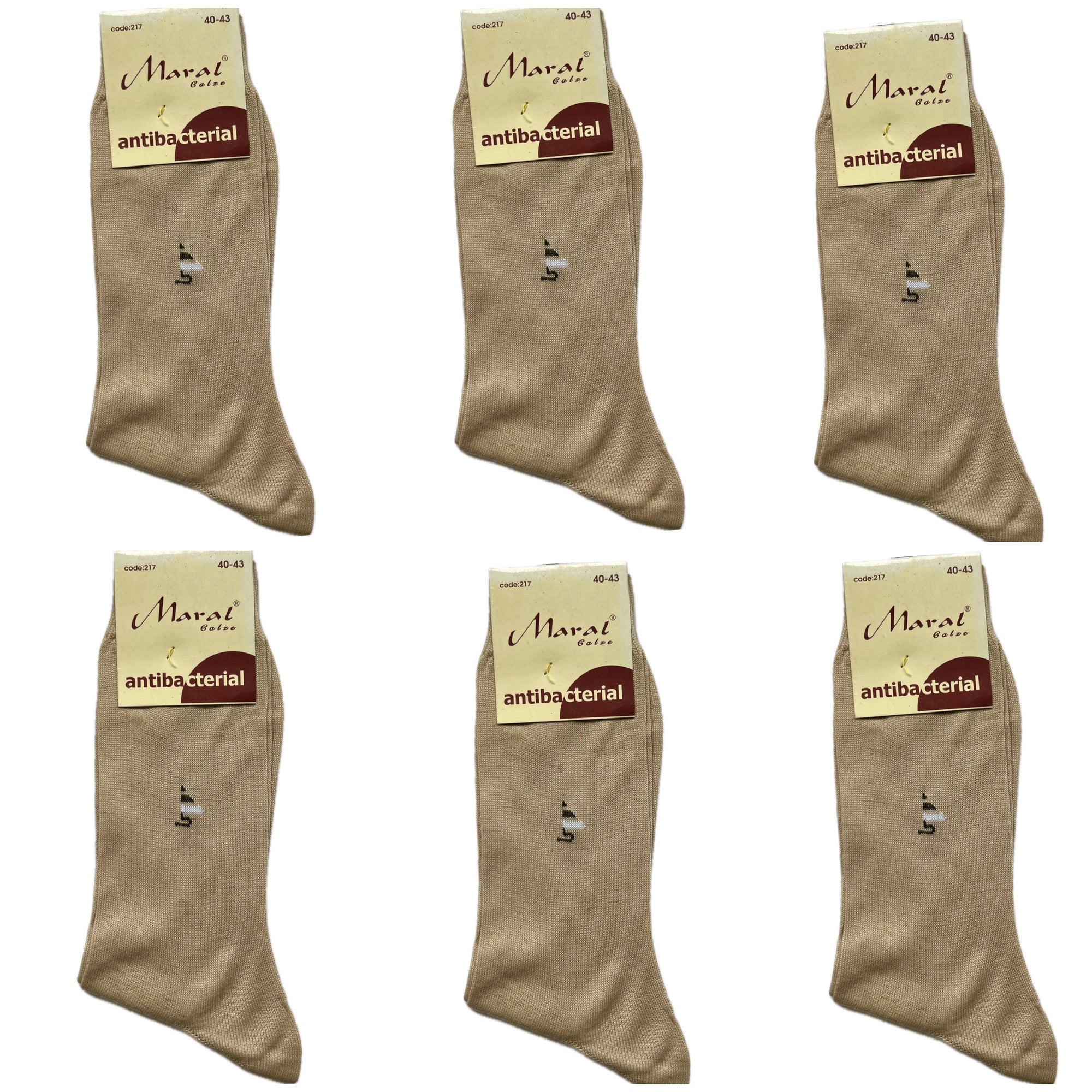 Κάλτσες ανδρικές κουστουμιού (6 τεμ)