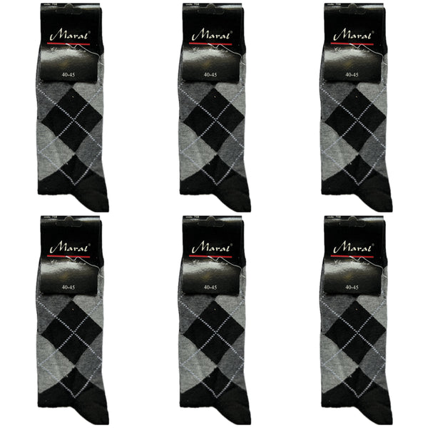 Κάλτσες μάλλινες κάρο (6 τεμ)