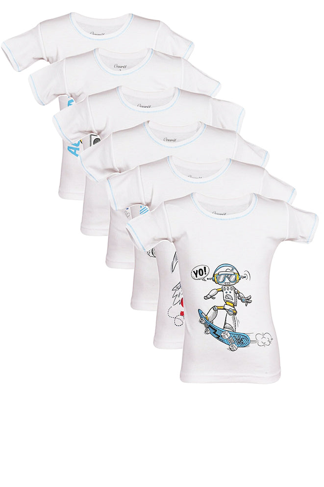 Φανέλα για Αγόρια με Κοντό Μανίκι