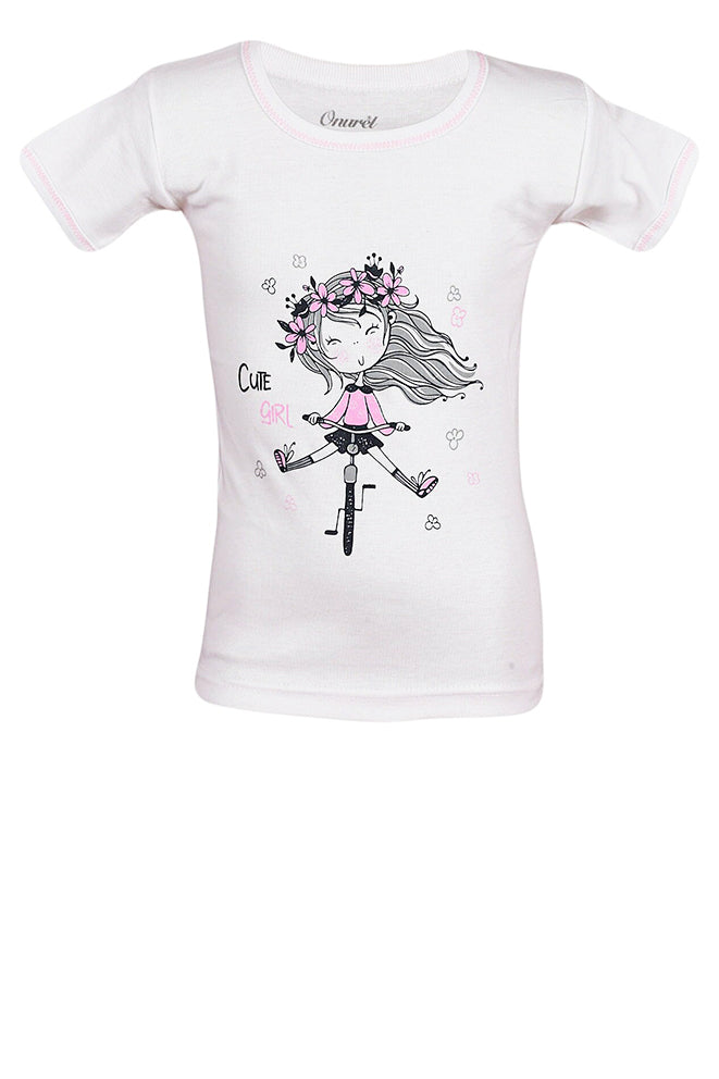 Φανέλα για Κορίτσια με Κοντό Μανίκι